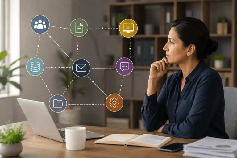 Business disconnection between people, information, systems and processes in a UK SME