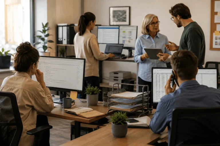 Three quiet signs of business disconnection affecting information, processes and people in a small business.